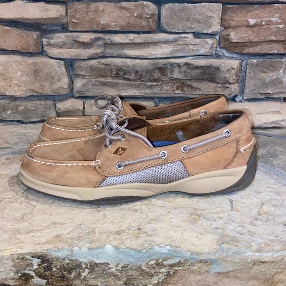 Sperry Boat Shoes M 10.5 Good Condition - Picture 3 of 8